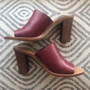 J.Crew Open Toed Mules